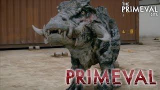 Primeval Series 1  Episode 3  Connor Temple vs a Mosasaur 2007 [upl. by Tiffanle]