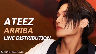 ATEEZ  ARRIBA  Line Distribution Color Coded [upl. by Poul880]