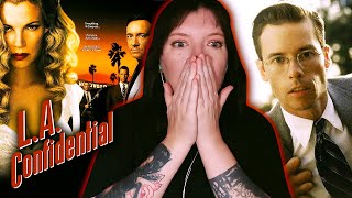 first time watching LA CONFIDENTIAL reaction  these twists had me SCREAMING [upl. by Ahsiugal976]