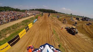 GoPro Antonio Cairoli FIM MXGP 2017 RD11 Ottobiano Moto 1 Win [upl. by Nnylsoj995]