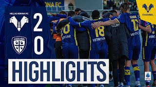 Highlights Serie A TIM 202324  VeronaCagliari 20 [upl. by Naesyar]