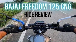 Worlds First CNG Motorcycle  Bajaj Freedom 125 Ride Review  Motorxone [upl. by Xever]