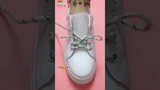 New shoelaces design for ladies 2024 Shoe lacing Tie Tips style tips shorts shoelace [upl. by Aniez626]