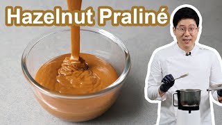 Full complete recipe of Hazelnut Praliné  Pastry 101  So useful to know [upl. by Zulaledairam]