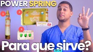 POWER SPRING PARA QUE SIRVE  3 COSAS [upl. by Elleron]