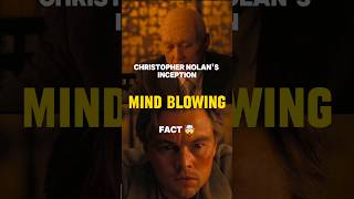 Christopher Nolans Inception Mind Blowing Fact shorts movie inception cpexplained facts [upl. by Siubhan]