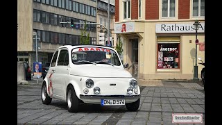 Autobianchi A112 Abarth 70 HP Vespa Fiat 500r Fiat 500 D Giardiniera Restaurationen Oldtimer [upl. by Andrus]