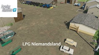 LS22 Niemandsland Umbau LPG Niemandsland DDR Karte [upl. by Nolrev470]