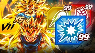 🤯¡POTENCIA AL MÁXIMO X5 ZENKAI y ARTES al 99 GOKU VEGETA DUAL Z Dragon Ball Legends [upl. by Lawrence]