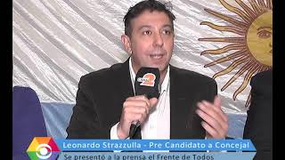 2019 07 05 PRSENTACION DE LISTA FRENTE PARA TODOS 11 LEONARDO STRAZZULLA [upl. by Acus]