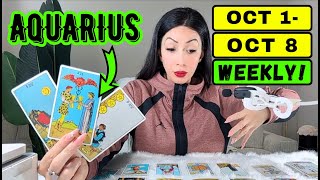 😍AQUARIUS😍OMG JAW DROPPING NEWS TRY NOT TO CRY TOTALLY UNEXPECTED😱OCT 18😱 [upl. by Whitcomb364]