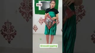 Dress draping Learning [upl. by Rikahs]