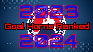 AHL 202324 Goal Horns Ranked [upl. by Eggett]