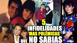 TOP 5 de las infidelidades más polémicas ydevastadoras de los últimos años que sufrieron los famosos [upl. by Ahsin943]