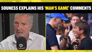 Graeme Souness explains his mans game comments on Sky Sports [upl. by Eniamej]