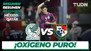 Resumen y goles  México vs Panamá  ELIMINATORIA Qatar 2022  TUDN [upl. by Tevis437]