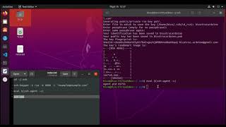 Creat SSH key in Ubuntu to access Github via SSH [upl. by Camilo567]