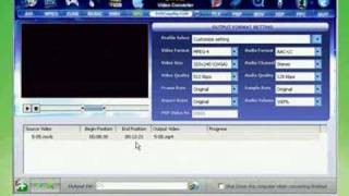 Extra Video Converter can convert video to AVI MPEG Apple iPod Sony PSP 3gp Zune WMV FLV MOV MP3 WMV OGG or WAV  wwwDVDCopyRipcom [upl. by Tom]