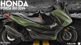 2024 Honda Forza 350 First Look at the Redesigned Scooter Beast  Impressive Design and Powerful [upl. by Anavi931]