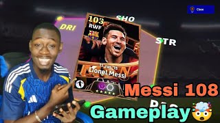 Messi 108 Gamplay 🤯 incroyable  Efootball 25 mobile [upl. by Ayouqat573]