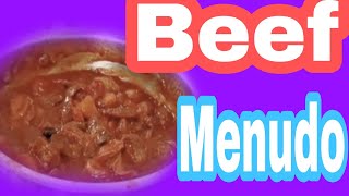 HOW TO COOK BEEF MENUDO RECIPE ANDENG CHANNEL [upl. by Grover]