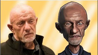 Jonathan Banks  how to draw Jonathan Banks step by step [upl. by Nowad]