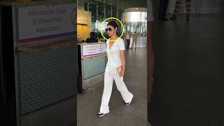 Mouni Roy’s airport look today is just so comfy shorts [upl. by Naawaj]