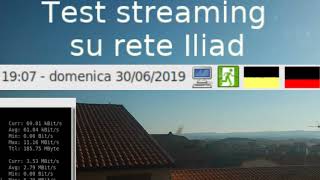 Iliad Live stream prova connessione banda e stabilità [upl. by Hiroko153]