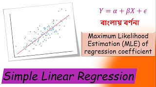 Maximum Likelihood Estimates of Parameters in Simple Linear Regression Model with R code Part 37 [upl. by Eittik823]