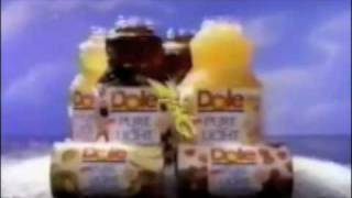 Dole Pure amp Light commercial  Taste That Zing 1990 [upl. by Funda]