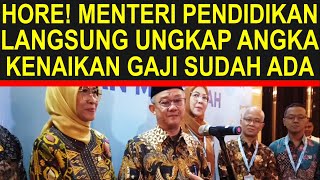 Breaking news guru sertifikasi dan non sertifikasi full senyum angka kenaikan gaji dan tunjangan [upl. by Anitnas435]