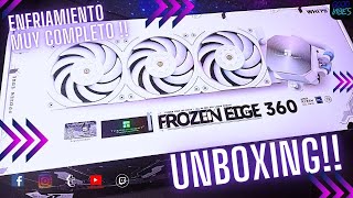 UNBOXING ENFRIAMIENTO LIQUIDO 360MM FROZEN EDGE DE THERMALRIGHT [upl. by Nattirb]