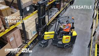 Combilift  Aisle Master  Articulated Narrow Aisle forklift trucks [upl. by Aramad]