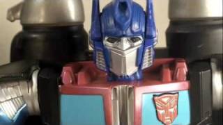 Transformers 2 ROTF Movie Powerbots Jet Power Optimus Review Review [upl. by Hanover]