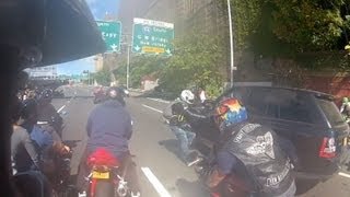 Bikers Attack Driver After Accident Caught on Tape [upl. by Shirah365]