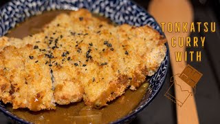 Air Fry Tonkatsu with Chocolate in Japanese Curry [upl. by Airda]