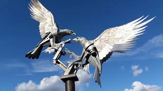 Buzzards Sculpture Malvern [upl. by Amadis]