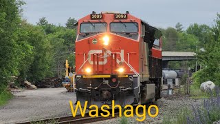 CN M314 at Washago • June 21 2024 [upl. by Holbrooke551]