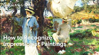 HOW to RECOGNIZE IMPRESSIONIST paintings with ThomasHeatonPhoto 🎨 Odd One Out  Google Arts amp Culture [upl. by Adraynek542]