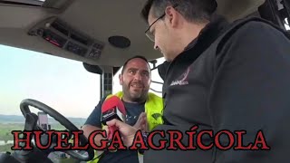 DECLARACIONES DE UN TRACTORISTA EN HUELGA [upl. by Emmalyn]