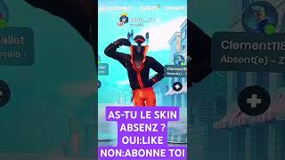 Skin Absenz shorts fortnite skin [upl. by Aeriela]