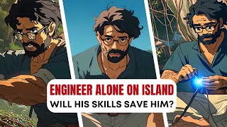 The Resonator An Engineer on a Deserted Island  A Short Anime Film 4k [upl. by Nodgnal239]