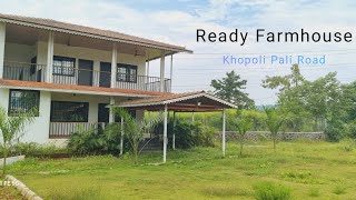 Ready Farmhouse at near Khopoli Pali Road Call us 77750 09705 [upl. by Dylana]