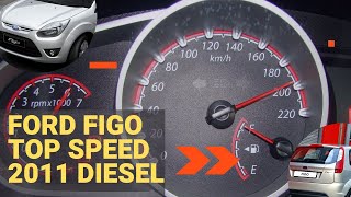 FORD FIGO  TOP SPEED  DIESEL  2011  INDIA [upl. by Anaeg]