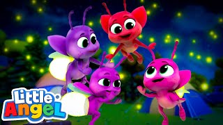 Firefly Song  Nursery Rhymes for kids  Little Angel [upl. by Ordnael218]