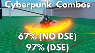 Cyberpunk Combos 67 amp 97  Project Smash Roblox [upl. by Nicolina]