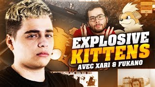 ON JOUE A EXPLODING KITTENS AVEC LÉQUIPE ft XARI amp FUKANO [upl. by Bonis]