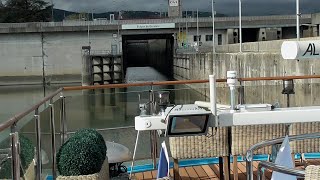 Cruising Through The Rhone River Locks in France [upl. by Cuttie]