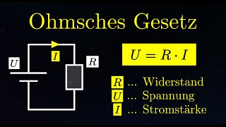 Das Ohmsche Gesetz EINFACH erklärt  Elektrischer Strom 5 von 10 [upl. by Ronny]