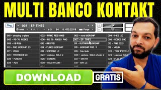 PACK DE TIMBRES SAMPLES PARA KONTAKT  MULTI BANCO GRÁTIS [upl. by Hitt812]